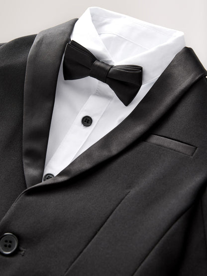 Dsiney Kidz - Black Blazer, Shirt & Trouser Set Blazer Shirt Trousers and Bow Tie Set (3mths-12yrs) image 8