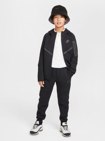 Dsiney Kidz - Nike Black Tech Fleece Zip Through Hoodie image 3