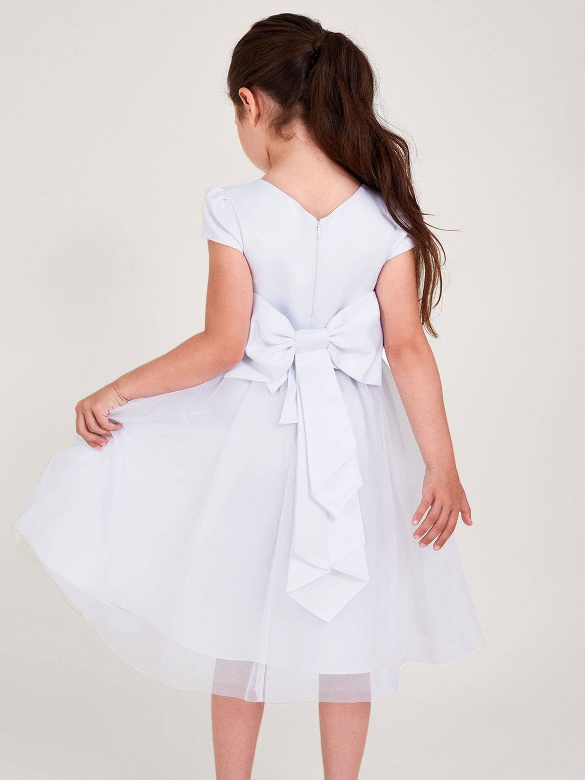 Dsiney Kidz - Monsoon Ivory Tulle Bridesmaid Dress image 2