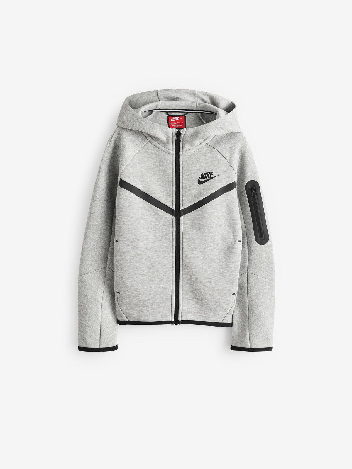 Dsiney Kidz - Nike Dark Grey Heather Tech Fleece Zip Through Hoodie image 5