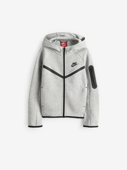 Dsiney Kidz - Nike Dark Grey Heather Tech Fleece Zip Through Hoodie image 5