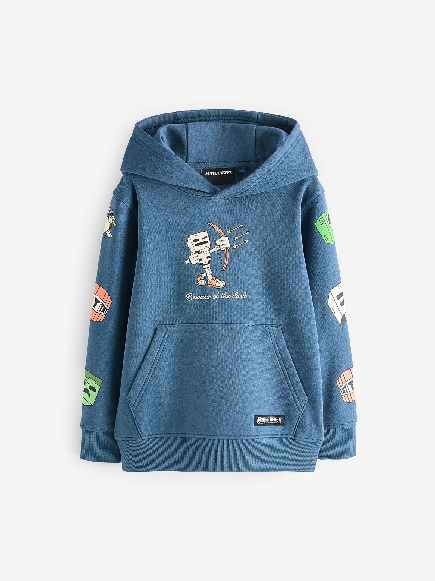 Blue Minecraft Hoodie (3-16yrs)