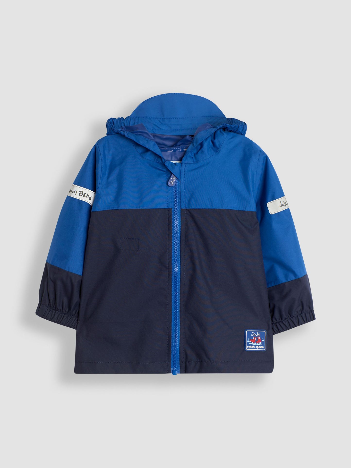 Dsiney Kidz - JoJo Maman Bébé Navy Cobalt Pack-Away Rain Jacket image 1