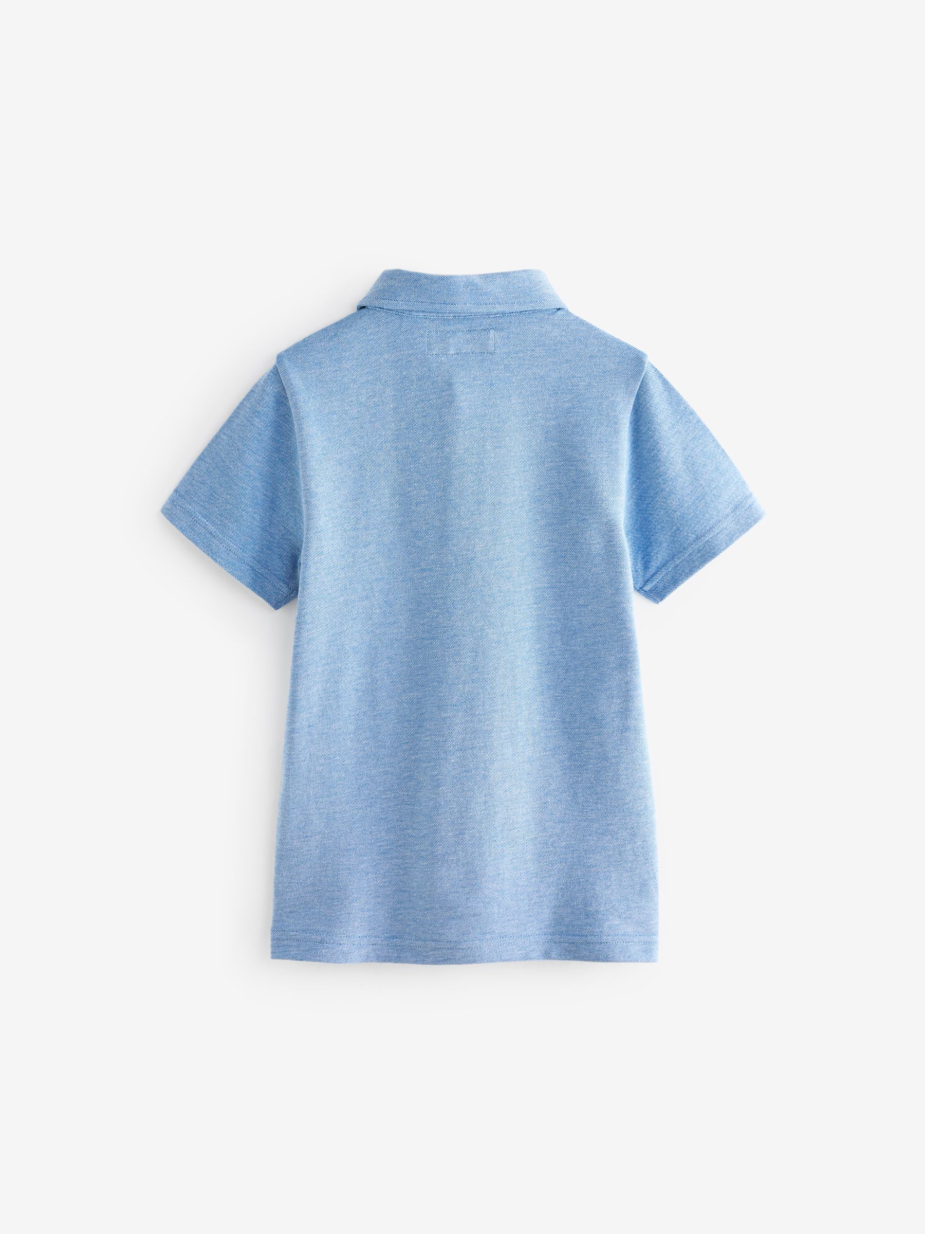 Dsiney Kidz - Stag Blue Marl Short Sleeve Polo Shirt (3-16yrs) image 2