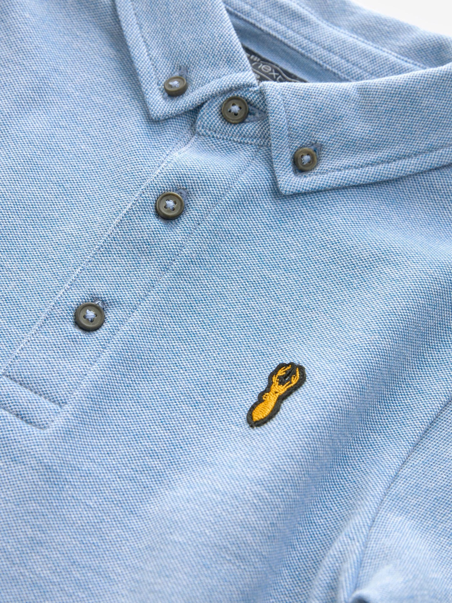 Dsiney Kidz - Stag Blue Marl Short Sleeve Polo Shirt (3-16yrs) image 3