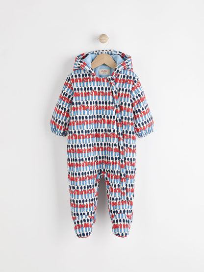 Cath Kidston Blue Solider Baby Corduroy All-In-One Pramsuit image 1
