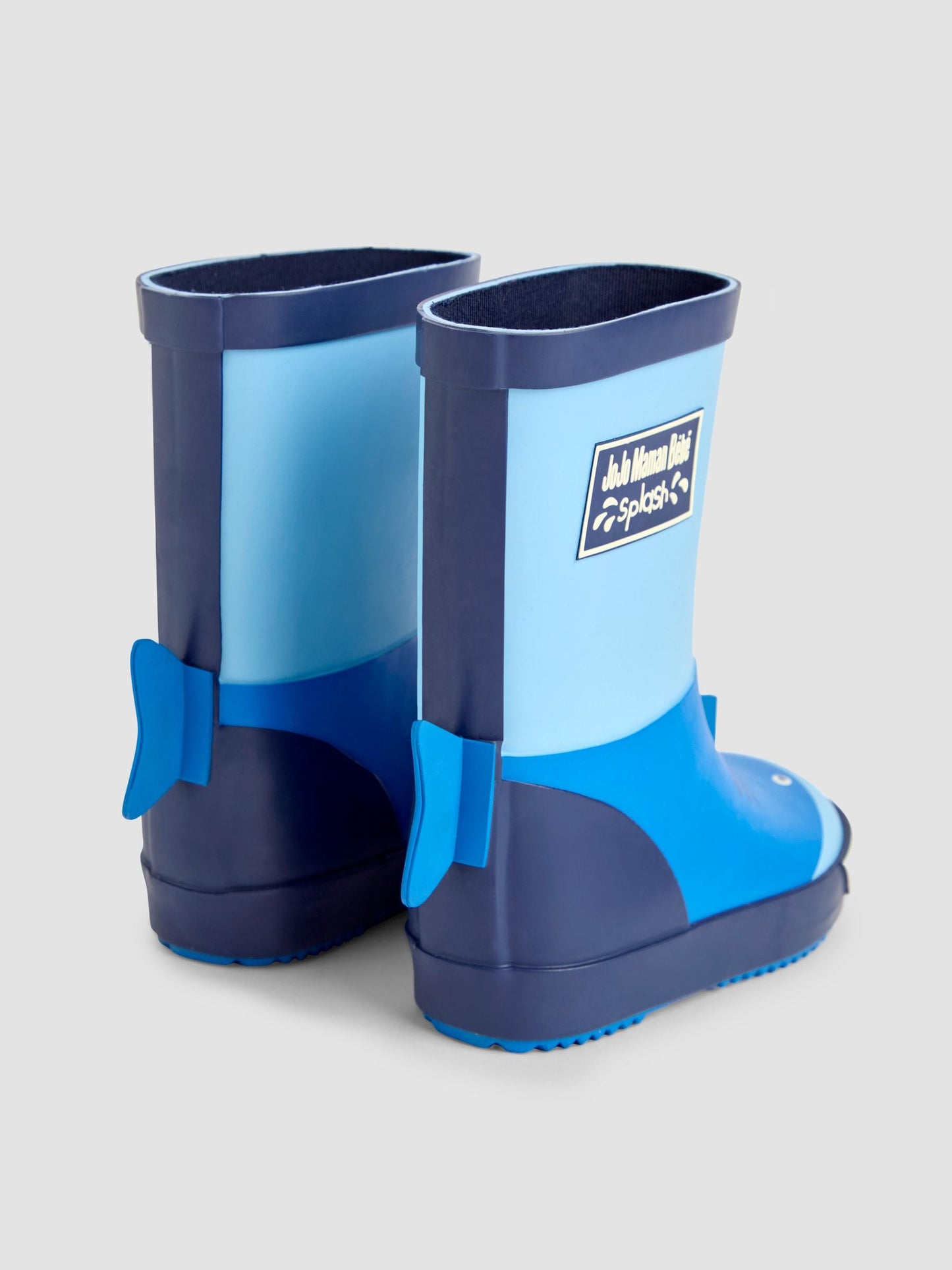 JoJo Maman Bébé Blue Shark Wellies image 2