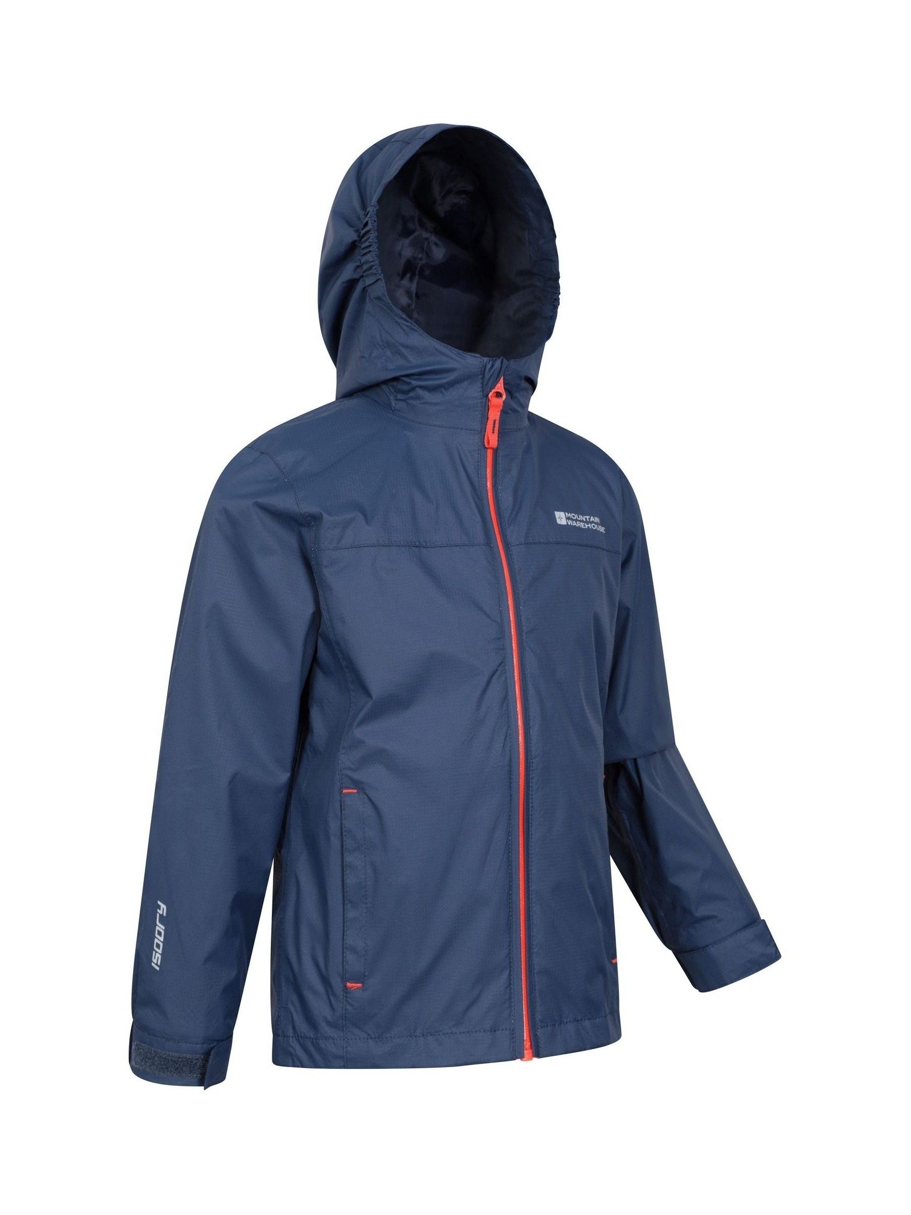 Dsiney Kidz - Mountain Warehouse Navy Blue Torrent Waterproof Jacket image 2