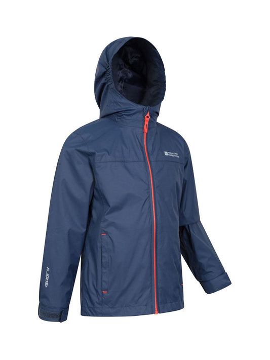 Dsiney Kidz - Mountain Warehouse Navy Blue Torrent Waterproof Jacket image 2