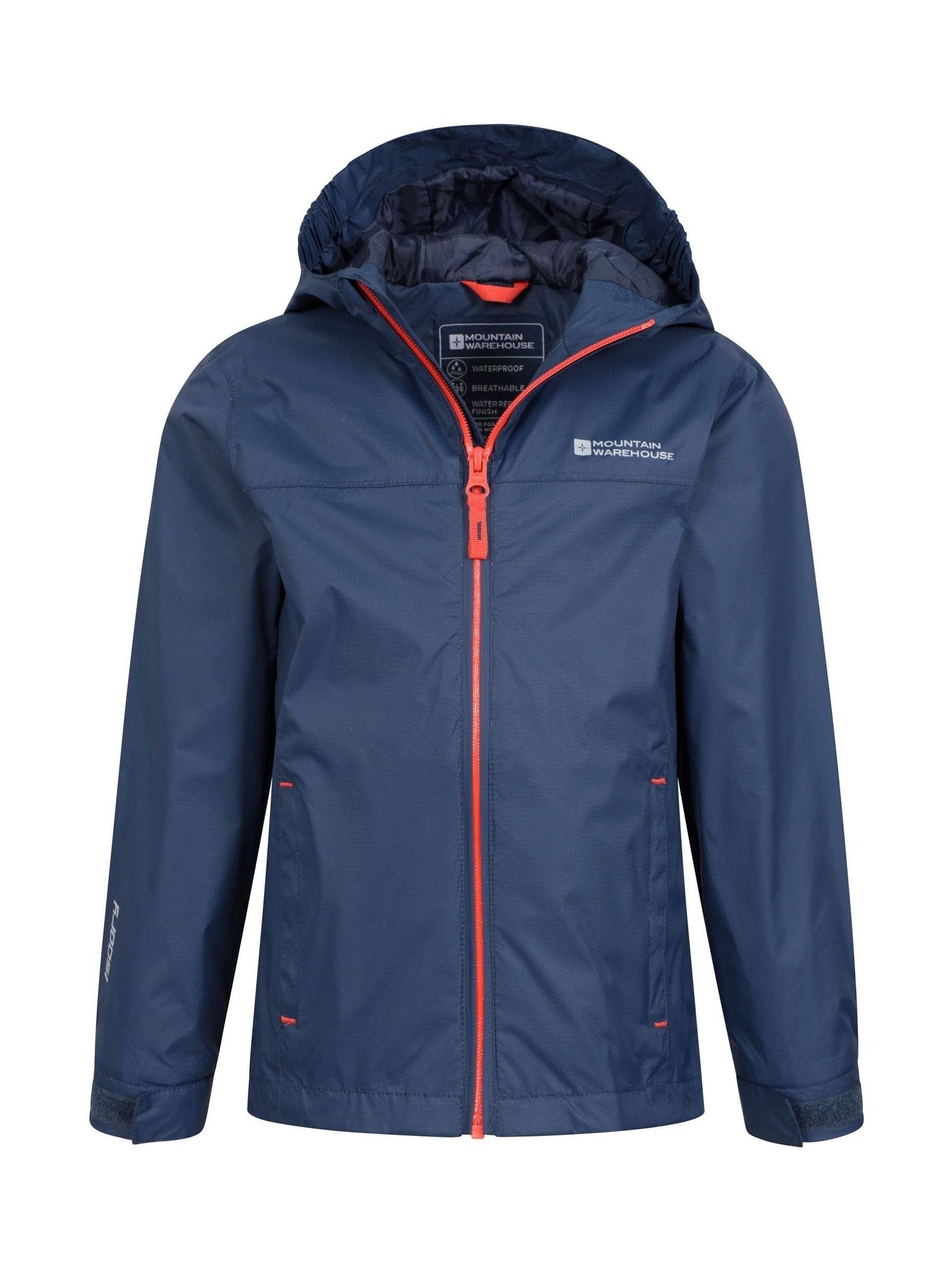 Dsiney Kidz - Mountain Warehouse Navy Blue Torrent Waterproof Jacket image 5