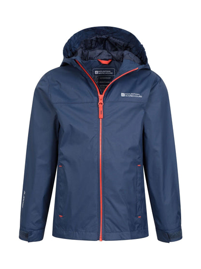 Dsiney Kidz - Mountain Warehouse Navy Blue Torrent Waterproof Jacket image 5