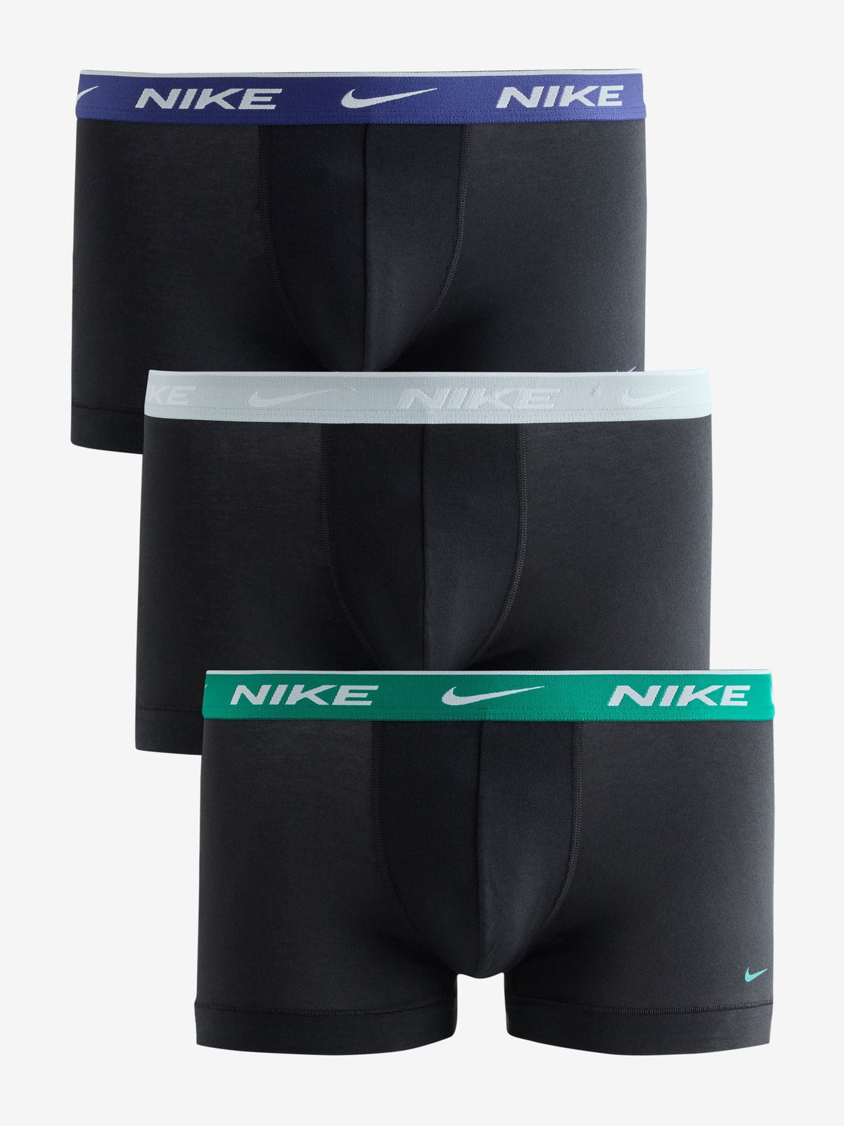 Dsiney Kidz - Nike Ice Grey Essential Cotton Stretch Boxer Trunks 3 Pack image 1