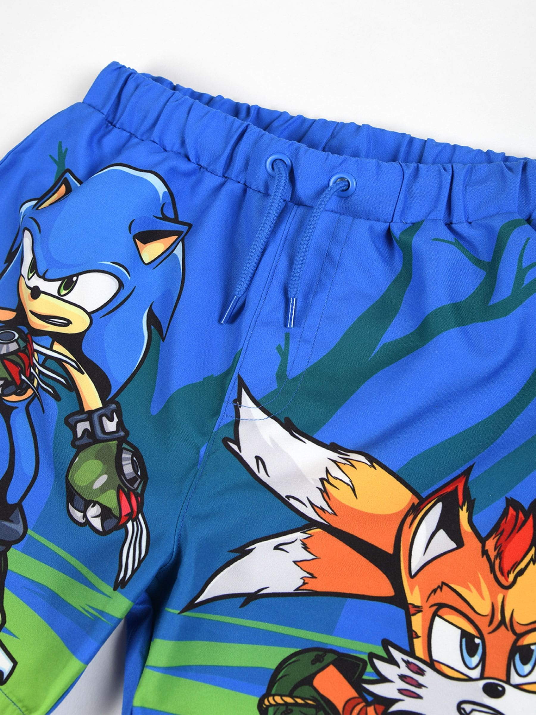 Brand Threads Blue Sonic Prime Boys Swim Shorts image 3