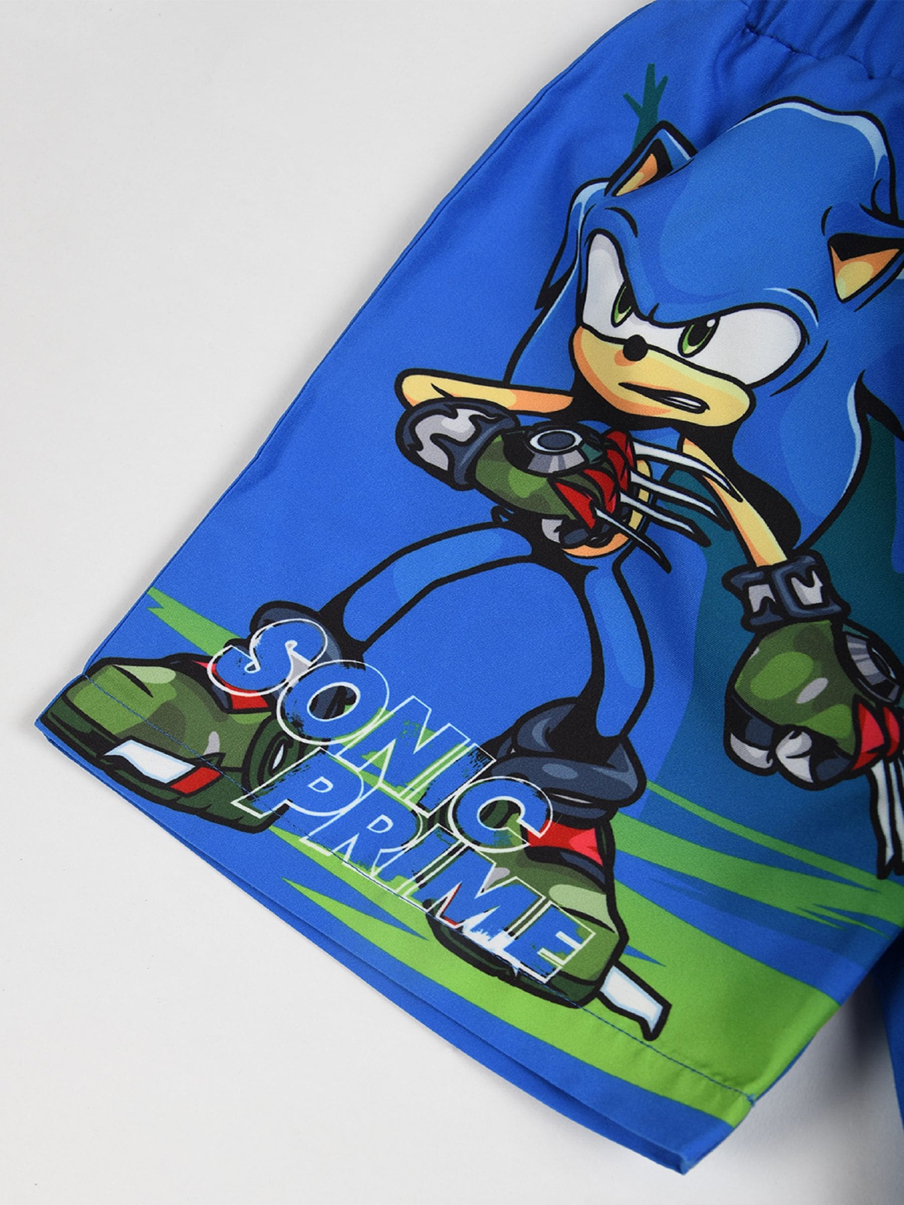 Brand Threads Blue Sonic Prime Boys Swim Shorts image 4
