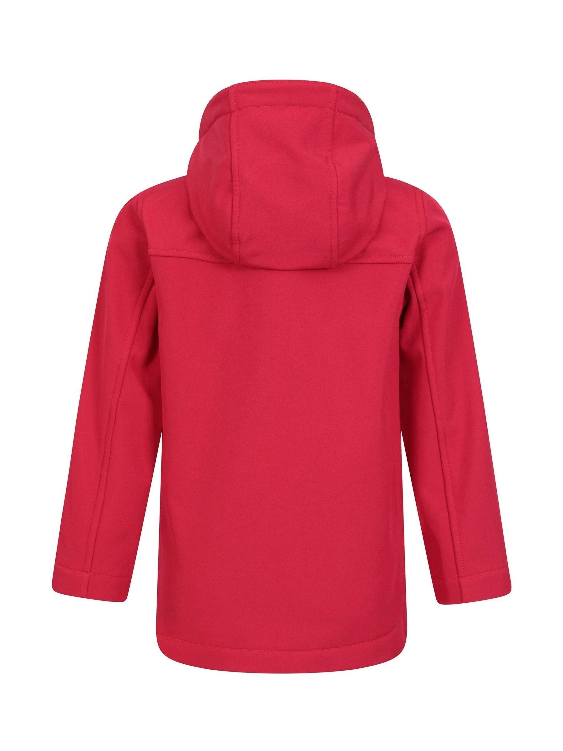 Dsiney Kidz - Mountain Warehouse Red Exodus Kids Water Resistant Softshell Jacket image 3