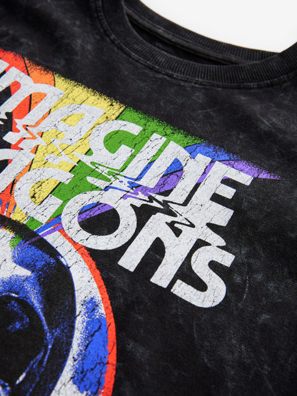 Dsiney Kidz - Black Imagine Dragons T-Shirt (3-16yrs) image 3