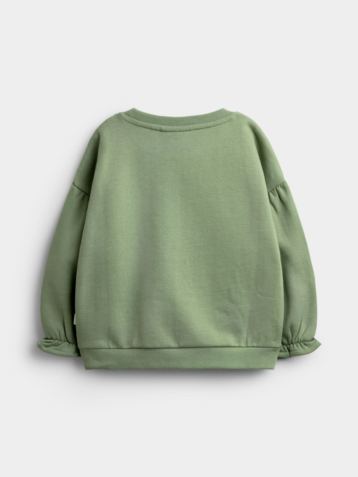 JoJo Maman Bébé Sage Green Christmas Friends Appliqué Sweatshirt Jogger Set - image 3