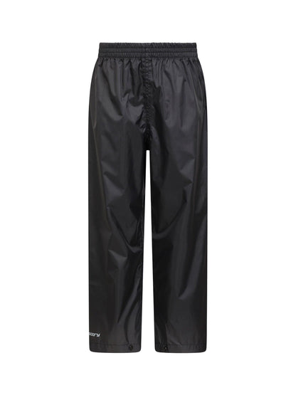 Mountain Warehouse Black Pakka II Waterproof Overtrousers image 2