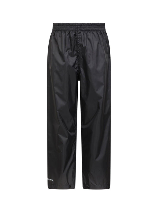 Mountain Warehouse Black Pakka II Waterproof Overtrousers image 2