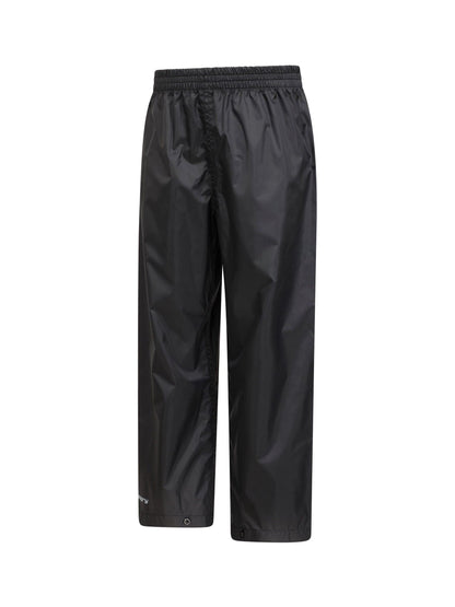 Mountain Warehouse Black Pakka II Waterproof Overtrousers image 3