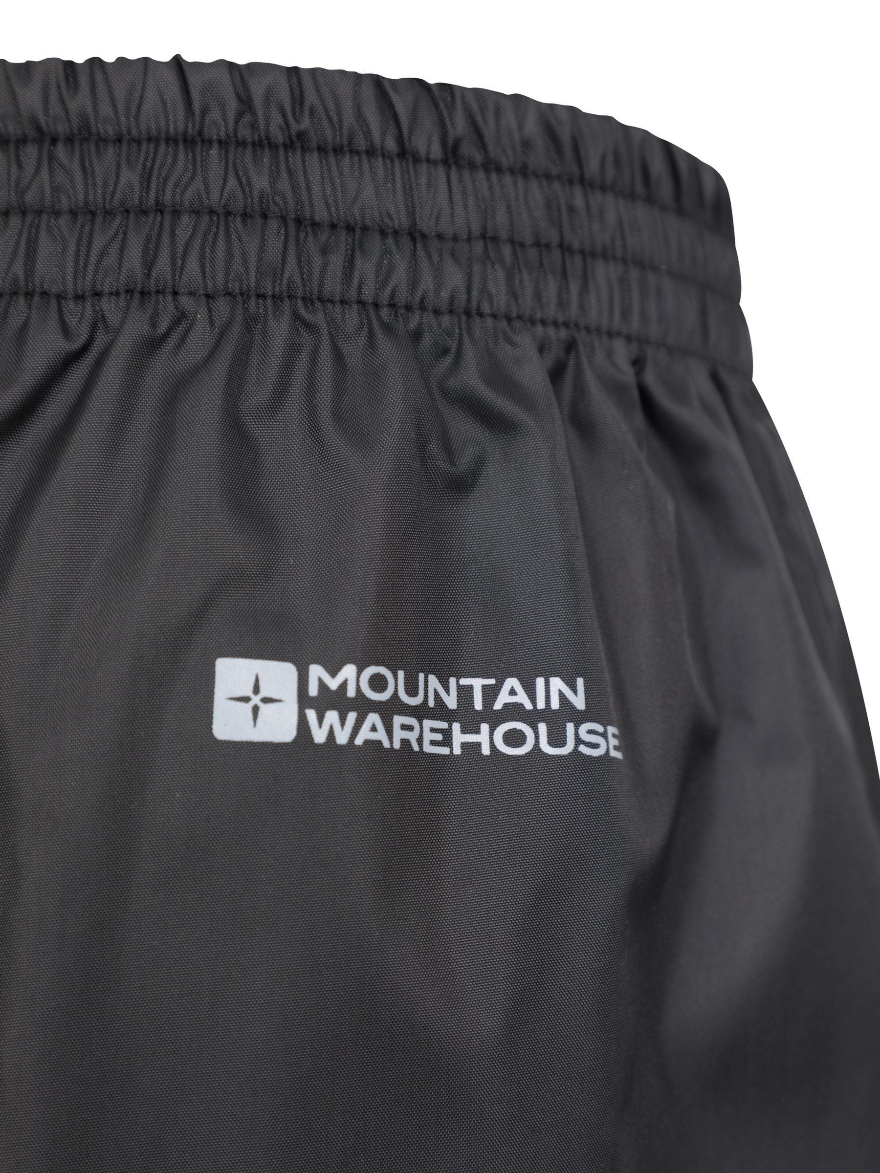 Mountain Warehouse Black Pakka II Waterproof Overtrousers image 5