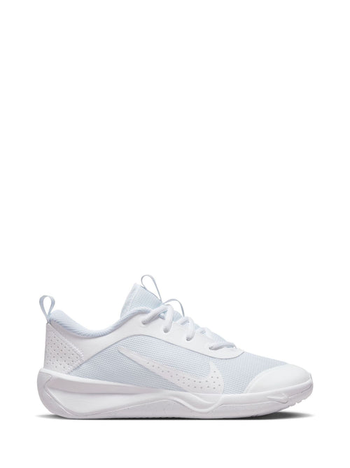 Nike White Youth Omni Court Trainers image 1