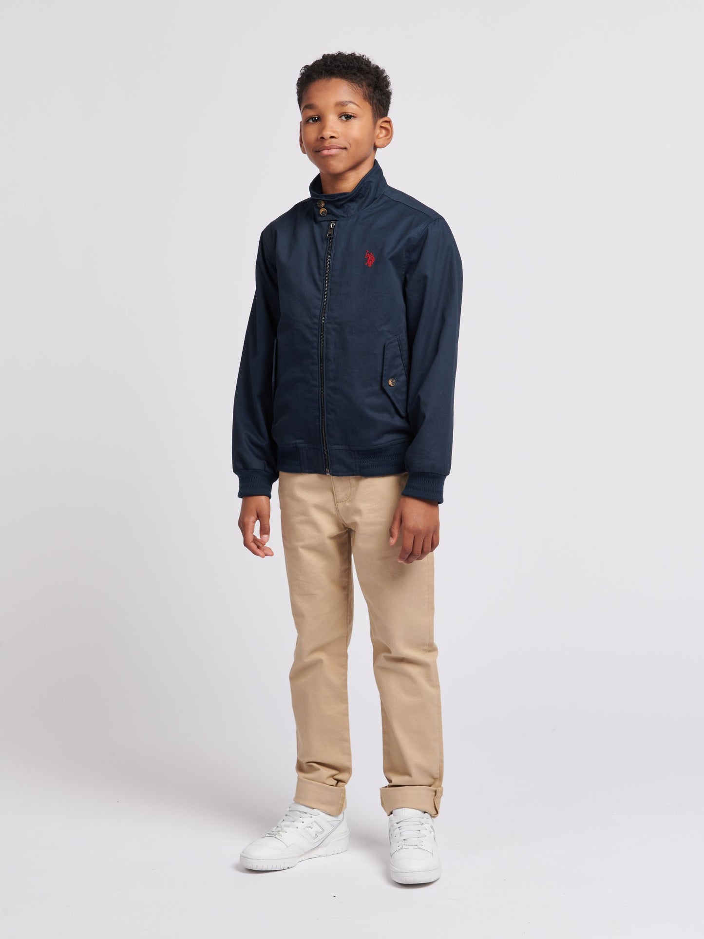 Dsiney Kidz - U.S. Polo Assn. Blue Twill Harrington Jacket image 3