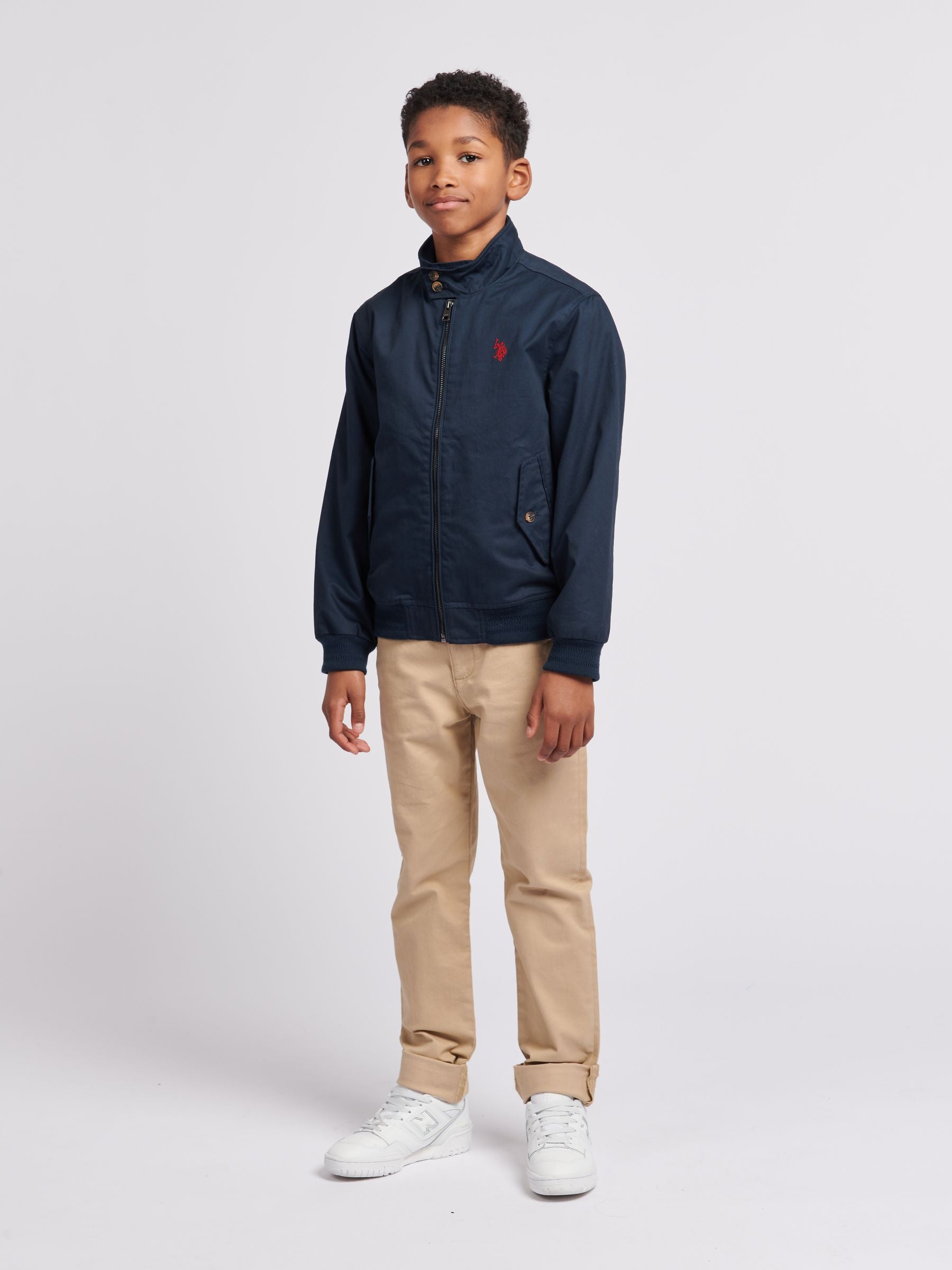 Dsiney Kidz - U.S. Polo Assn. Blue Twill Harrington Jacket image 3