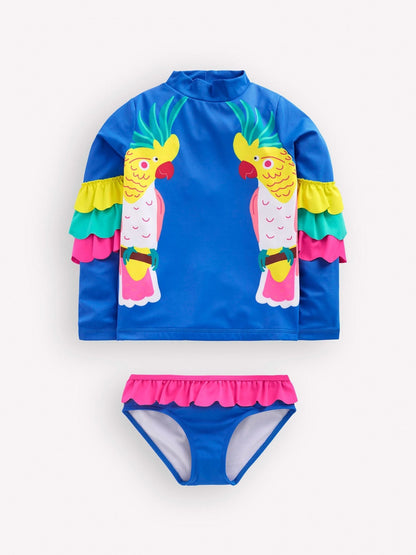 Boden Blue Appliqué Rash Vests Set image 1