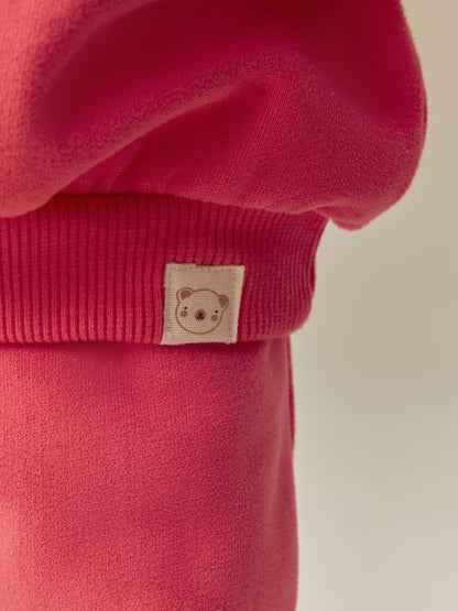 Coral Red Crew Neck Sweatshirt (3mths-7yrs) image 5