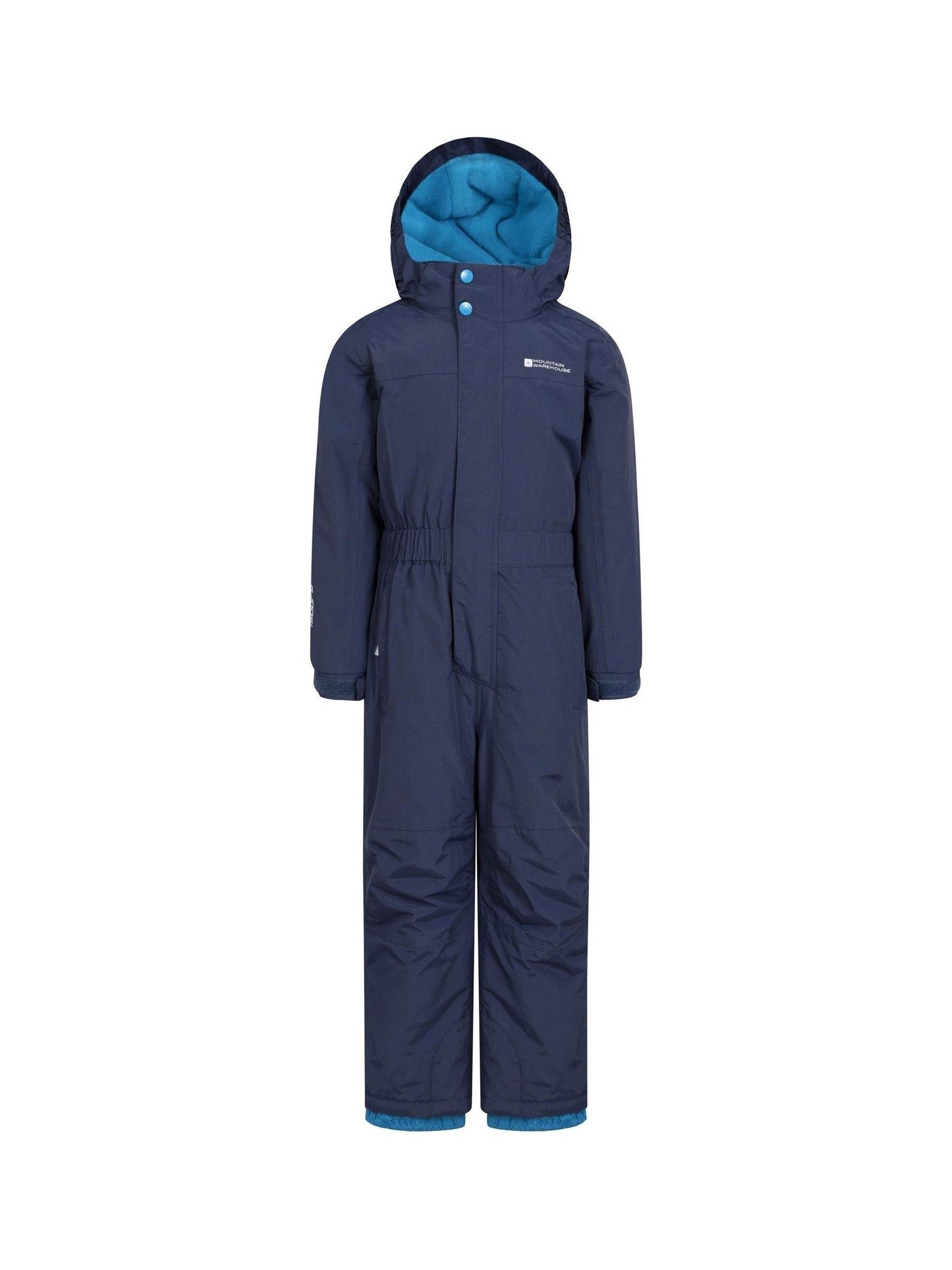 Dsiney Kidz - Mountain Warehouse Blue Cloud Kids All In One Waterproof Fleece Lined Snowsuit image 1