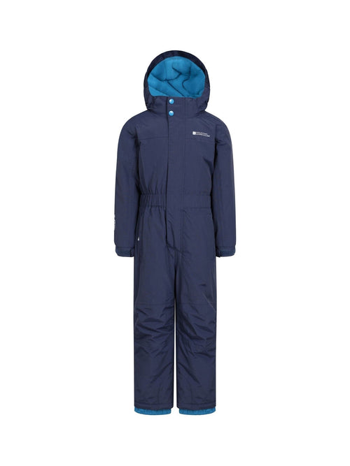 Dsiney Kidz - Mountain Warehouse Blue Cloud Kids All In One Waterproof Fleece Lined Snowsuit image 1