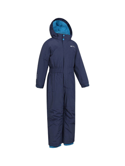 Dsiney Kidz - Mountain Warehouse Blue Cloud Kids All In One Waterproof Fleece Lined Snowsuit image 3