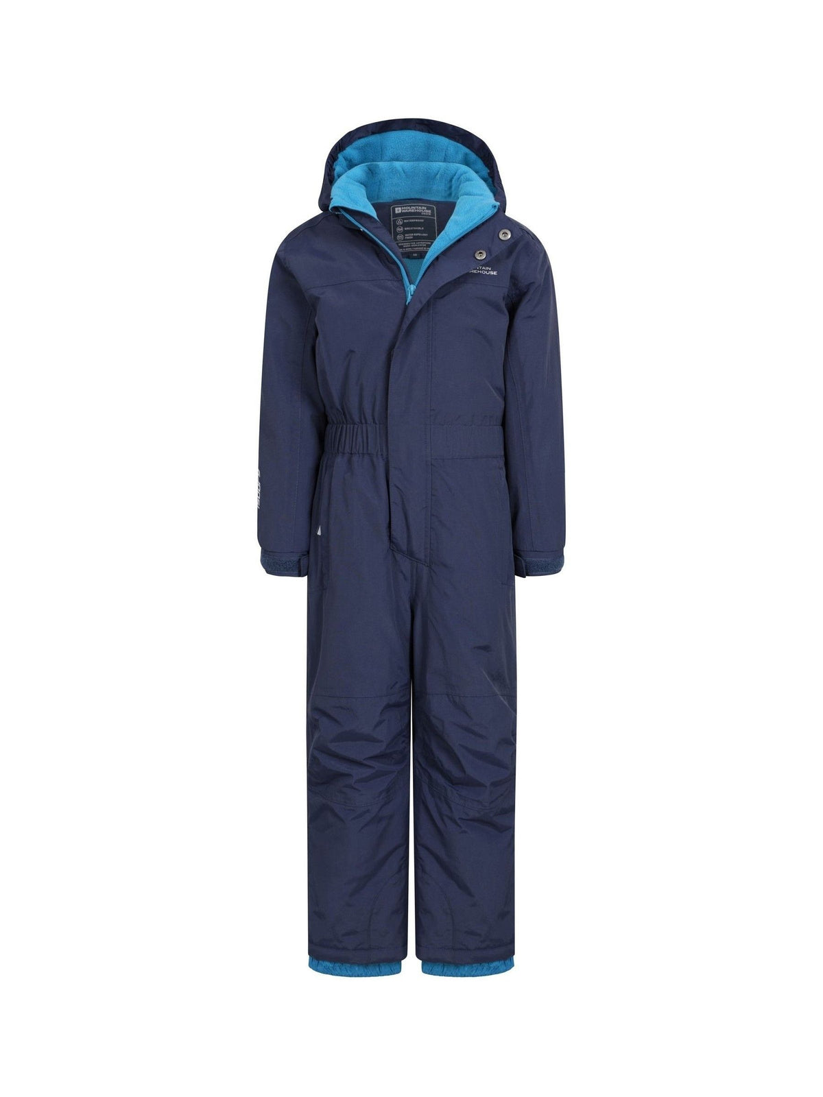 Dsiney Kidz - Mountain Warehouse Blue Cloud Kids All In One Waterproof Fleece Lined Snowsuit image 5