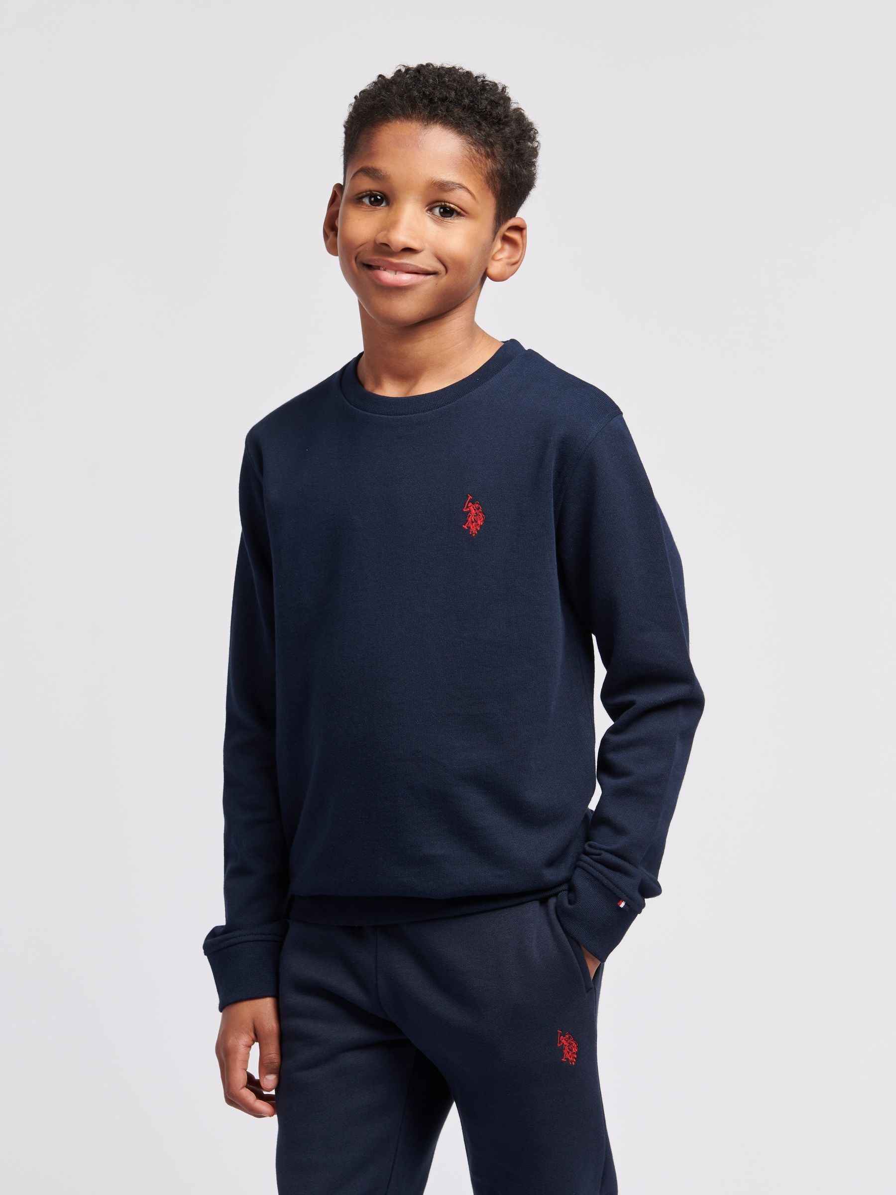 Dsiney Kidz - U.S. Polo Assn. Blue Double Horsemen Boys Sweatshirt image 1
