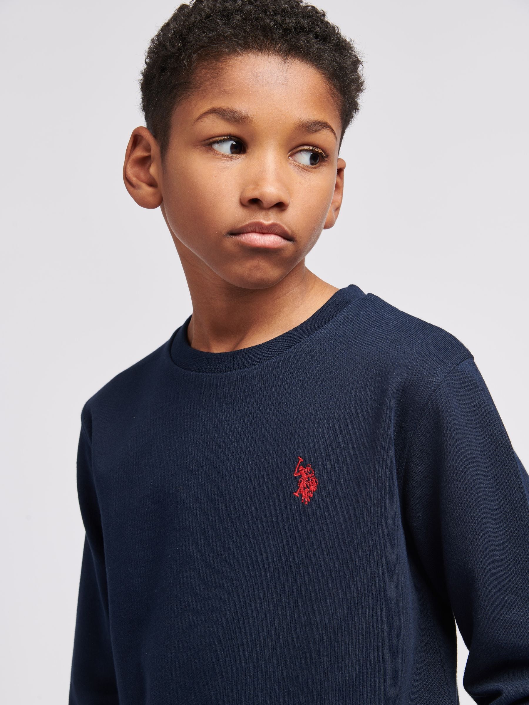 Dsiney Kidz - U.S. Polo Assn. Blue Double Horsemen Boys Sweatshirt image 2