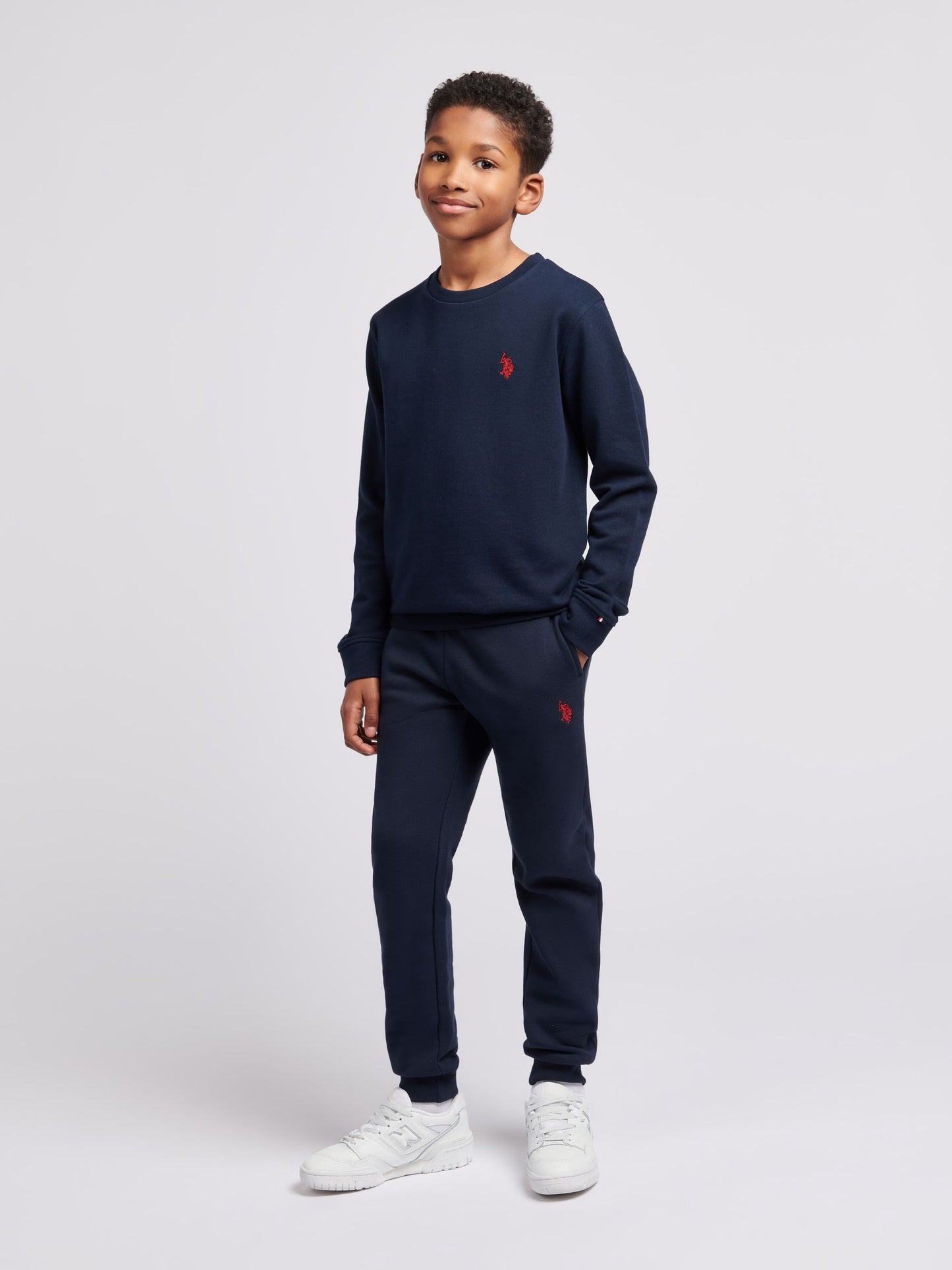 Dsiney Kidz - U.S. Polo Assn. Blue Double Horsemen Boys Sweatshirt image 3
