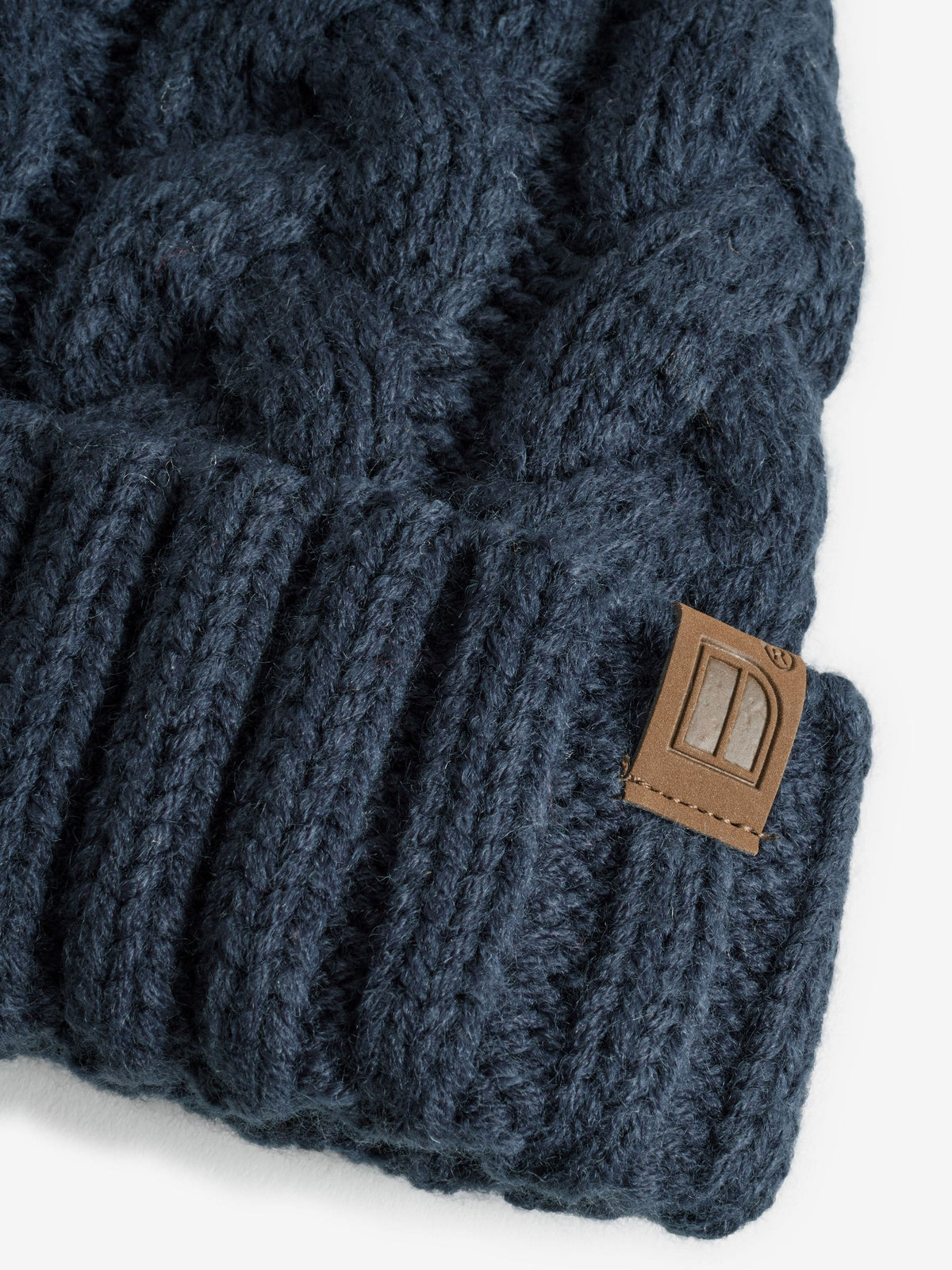 Dsiney Kidz - Navy Blue Cable Knit Pom Hat (1-16yrs) image 5