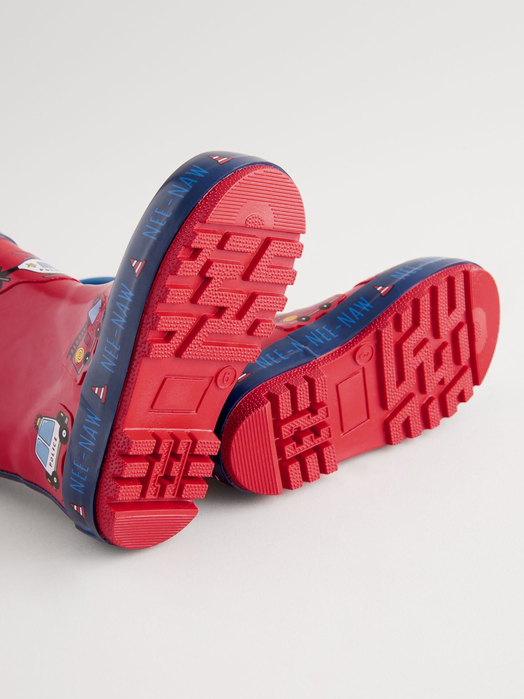 Red Transport Handle Pull On Wellies image 6