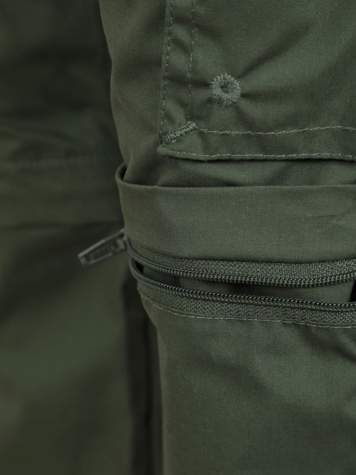 Mountain Warehouse Green Active Kids Quick Drying Zip Off Trousers image 5