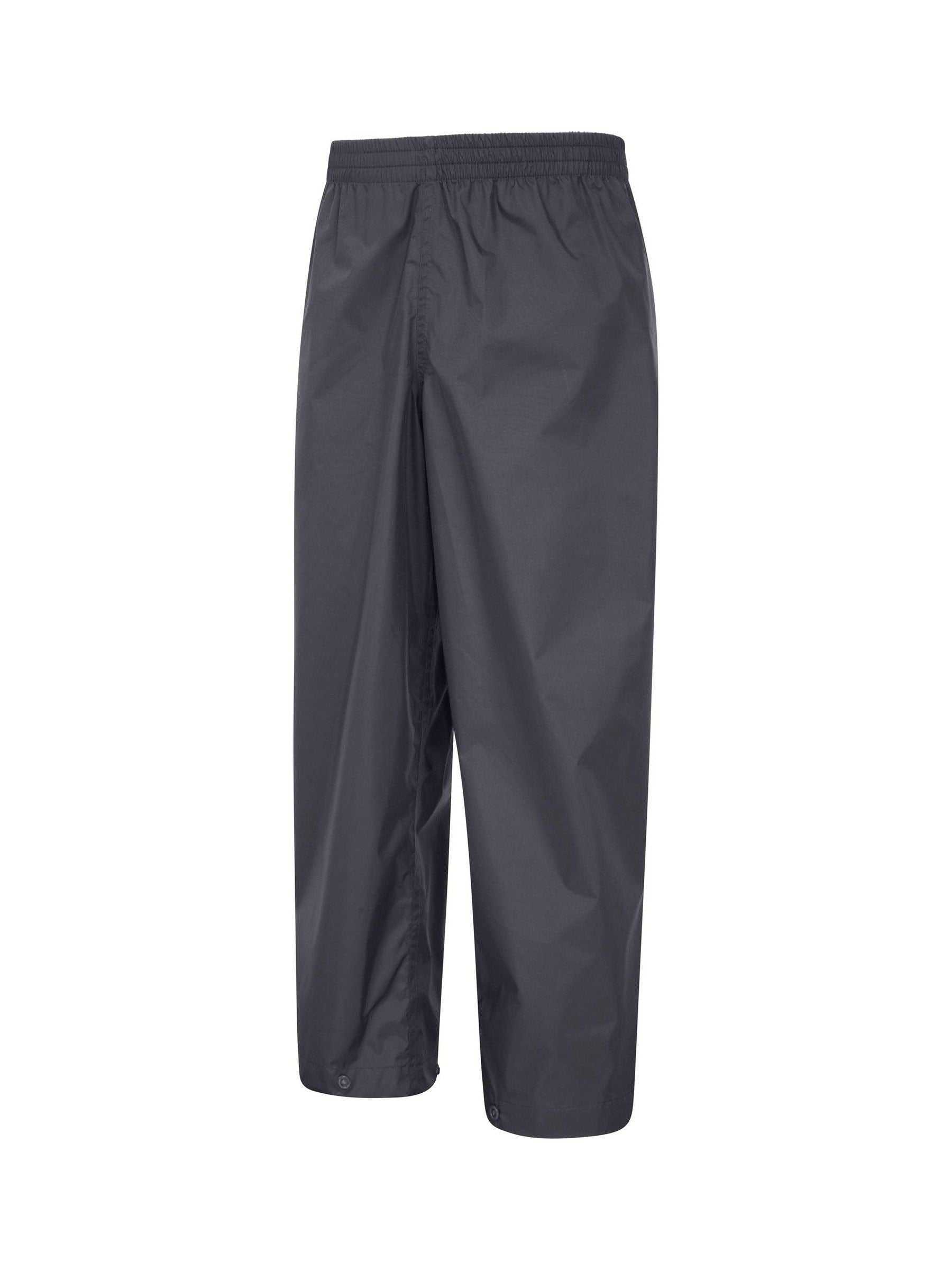 Mountain Warehouse Grey Pakka Kids Waterproof Over Trousers image 3