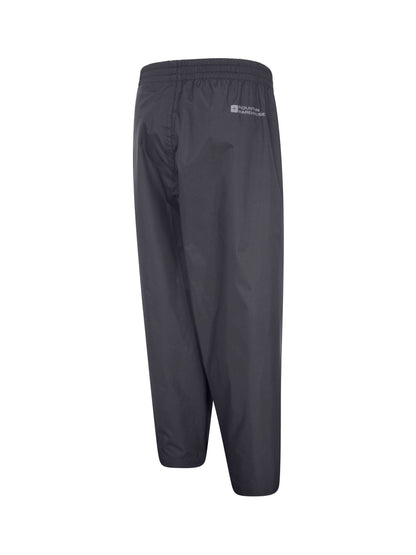 Mountain Warehouse Grey Pakka Kids Waterproof Over Trousers image 4