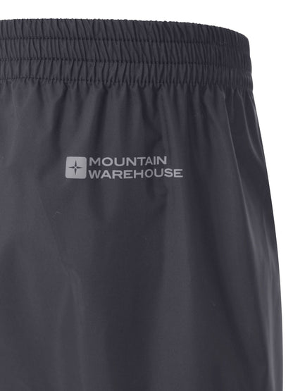 Mountain Warehouse Grey Pakka Kids Waterproof Over Trousers image 5