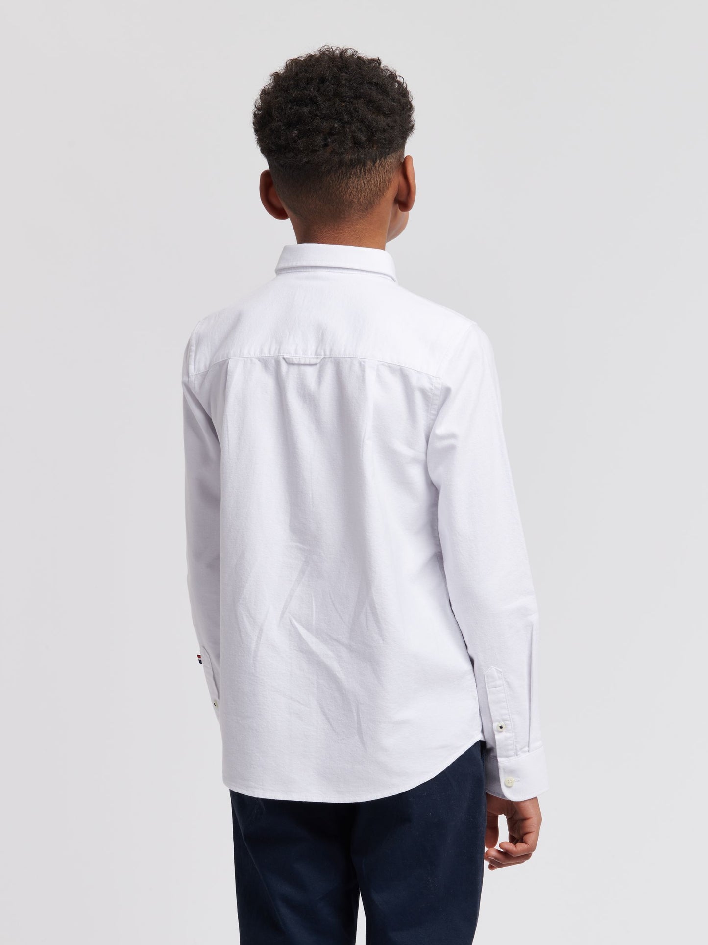 Dsiney Kidz - U.S. Polo Assn. White Peached Boys Oxford 100% Cotton Shirt image 3