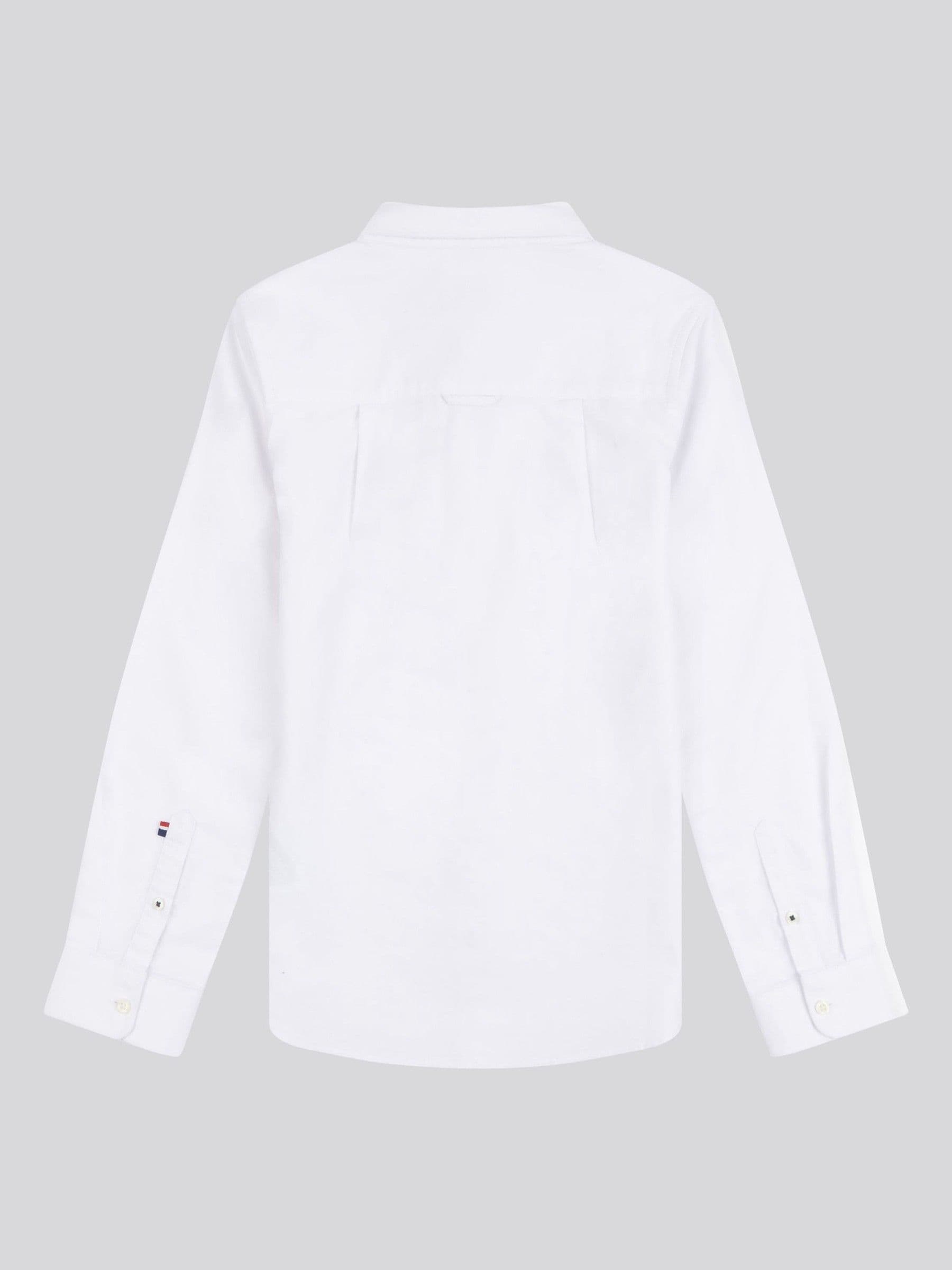 Dsiney Kidz - U.S. Polo Assn. White Peached Boys Oxford 100% Cotton Shirt image 6