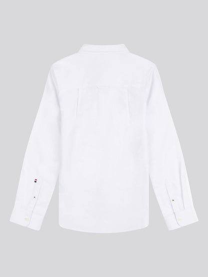 Dsiney Kidz - U.S. Polo Assn. White Peached Boys Oxford 100% Cotton Shirt image 6