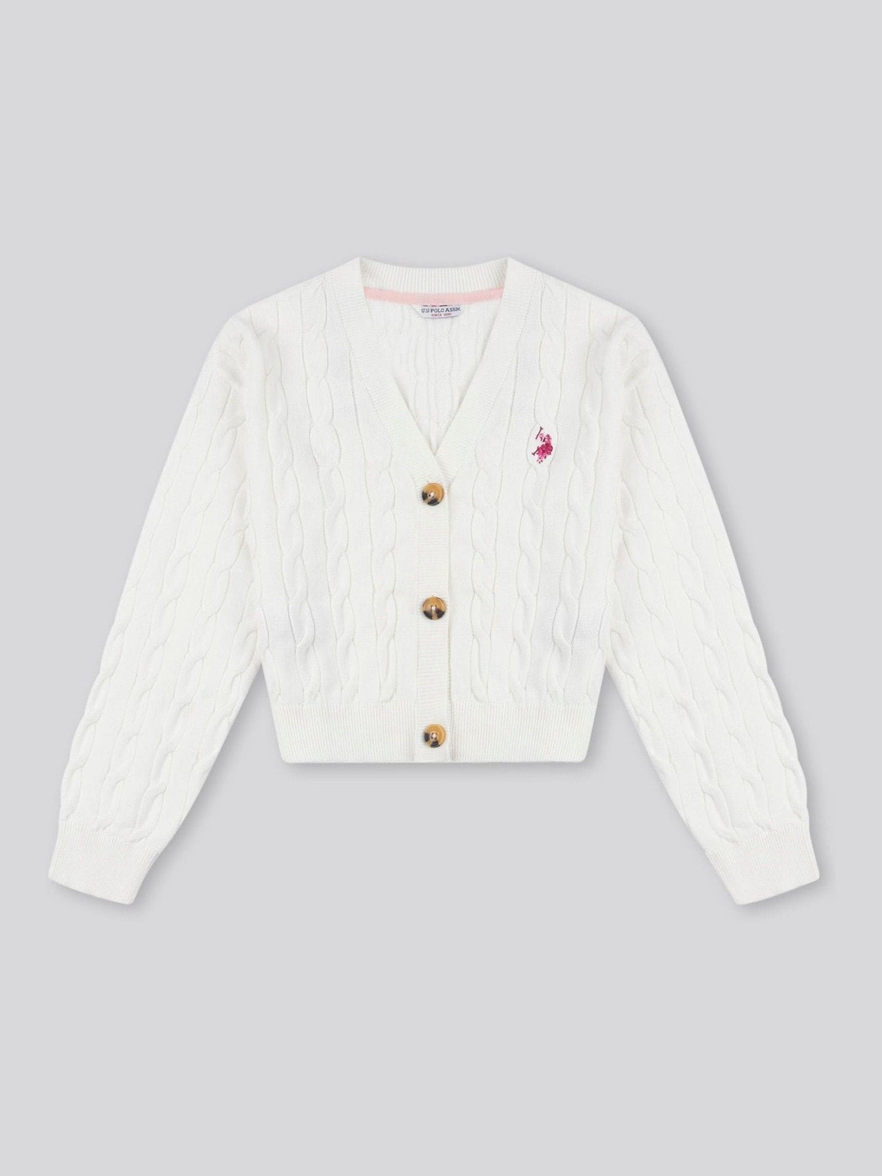 Dsiney Kidz - U.S. Polo Assn. Natural Marshmallow Cardigan image 5