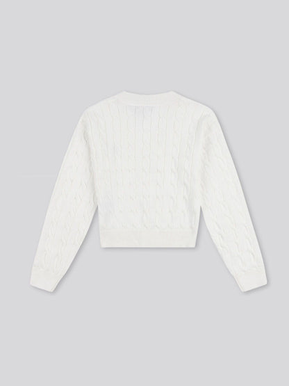Dsiney Kidz - U.S. Polo Assn. Natural Marshmallow Cardigan image 6