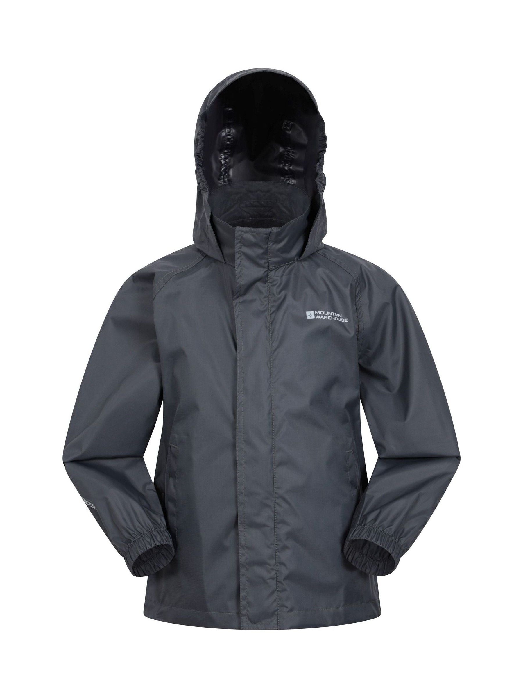 Dsiney Kidz - Mountain Warehouse Black Pakka II Waterproof Jacket image 1