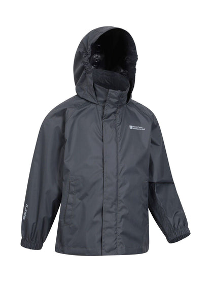 Dsiney Kidz - Mountain Warehouse Black Pakka II Waterproof Jacket image 2